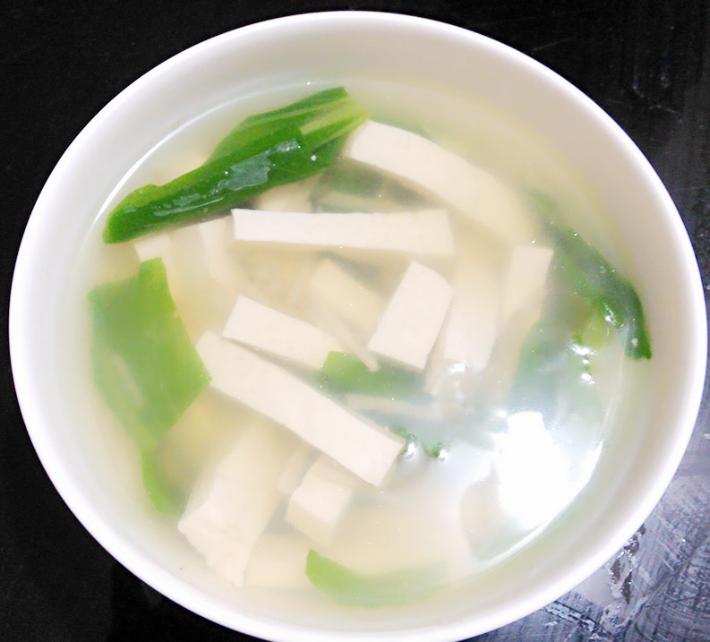 白菜豆腐汤