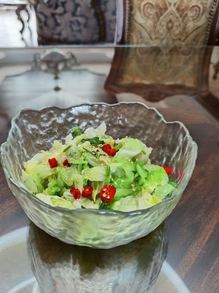 轻食凉拌圆白菜