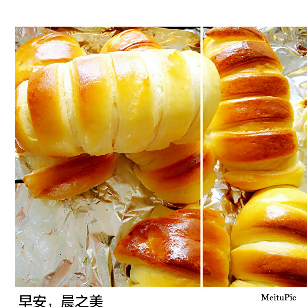 毛毛虫肉松面包