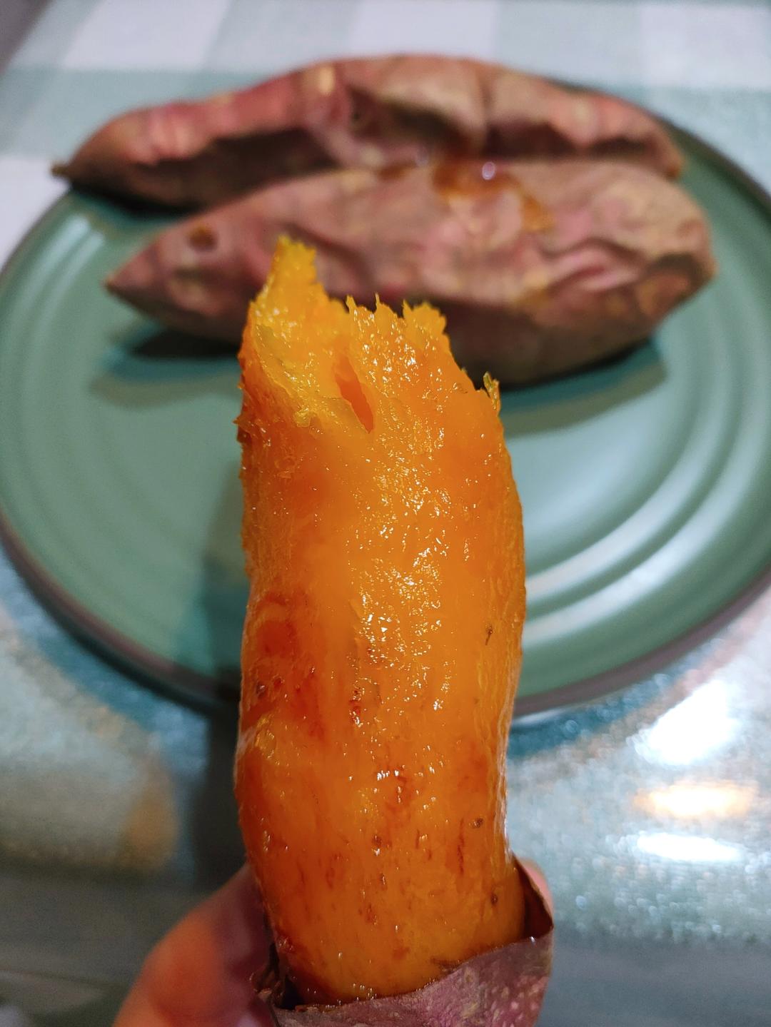 空气炸锅烤红薯(超级简单)