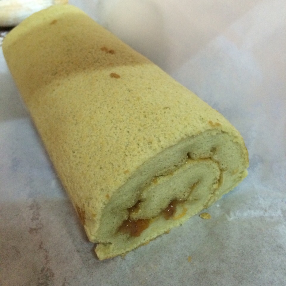 抹茶蜜豆蛋糕卷