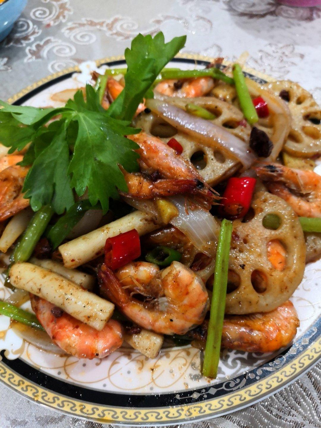 全步骤的 干锅香辣虾-喜欢吃辣的按照这个方法来