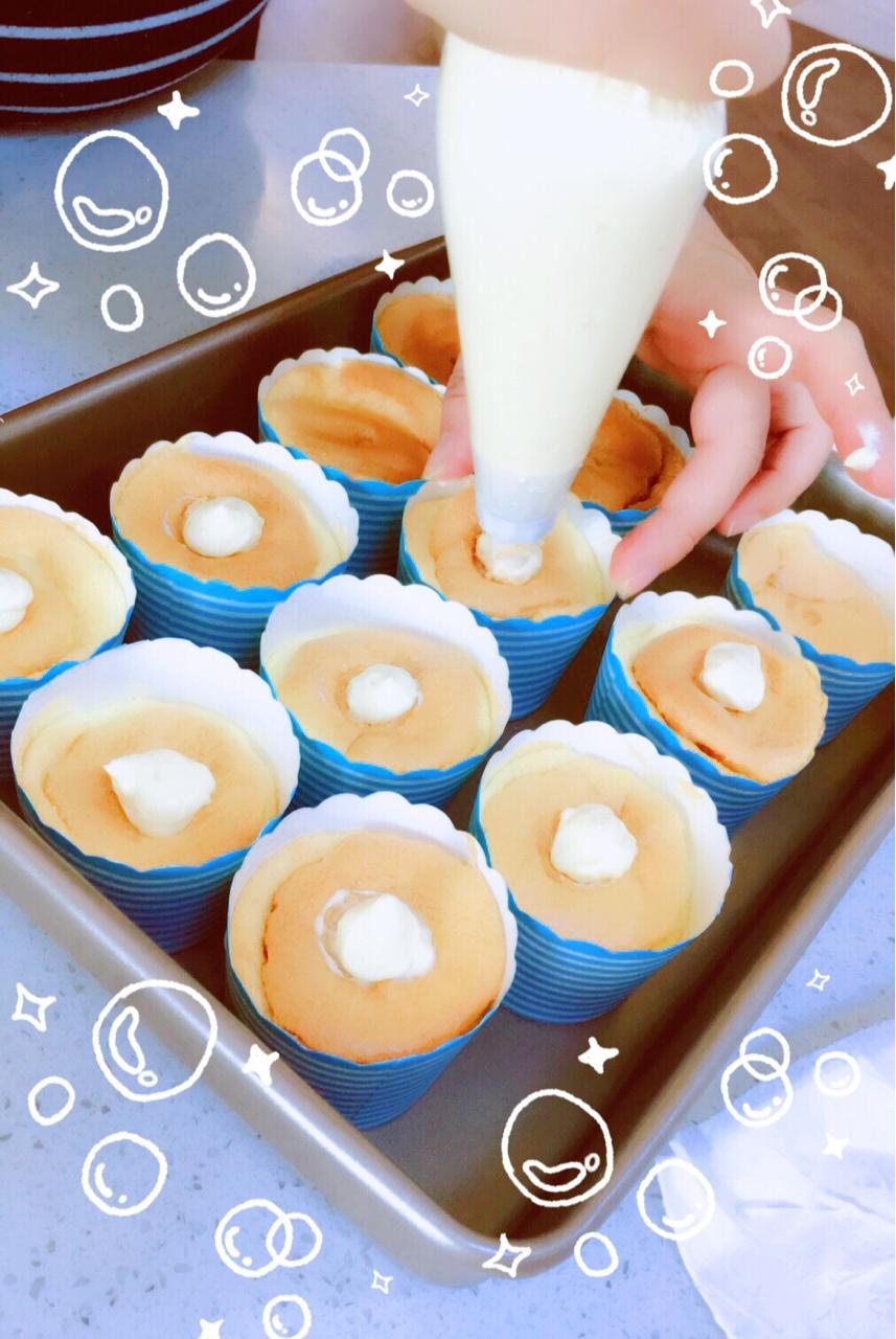 北海道戚风杯子蛋糕