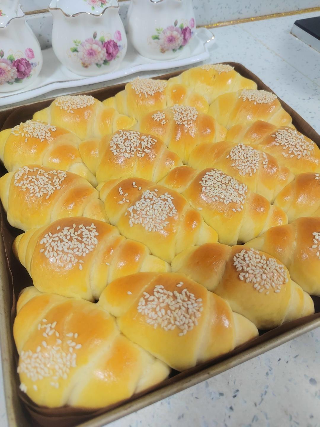 牛奶面包卷（直接法）