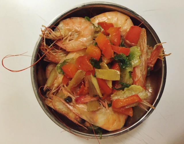 电饭锅盐焗虾