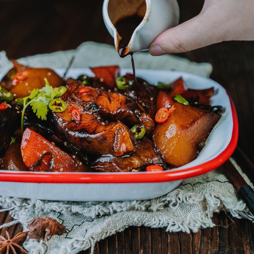 红烧鮰鱼（江团）的做法