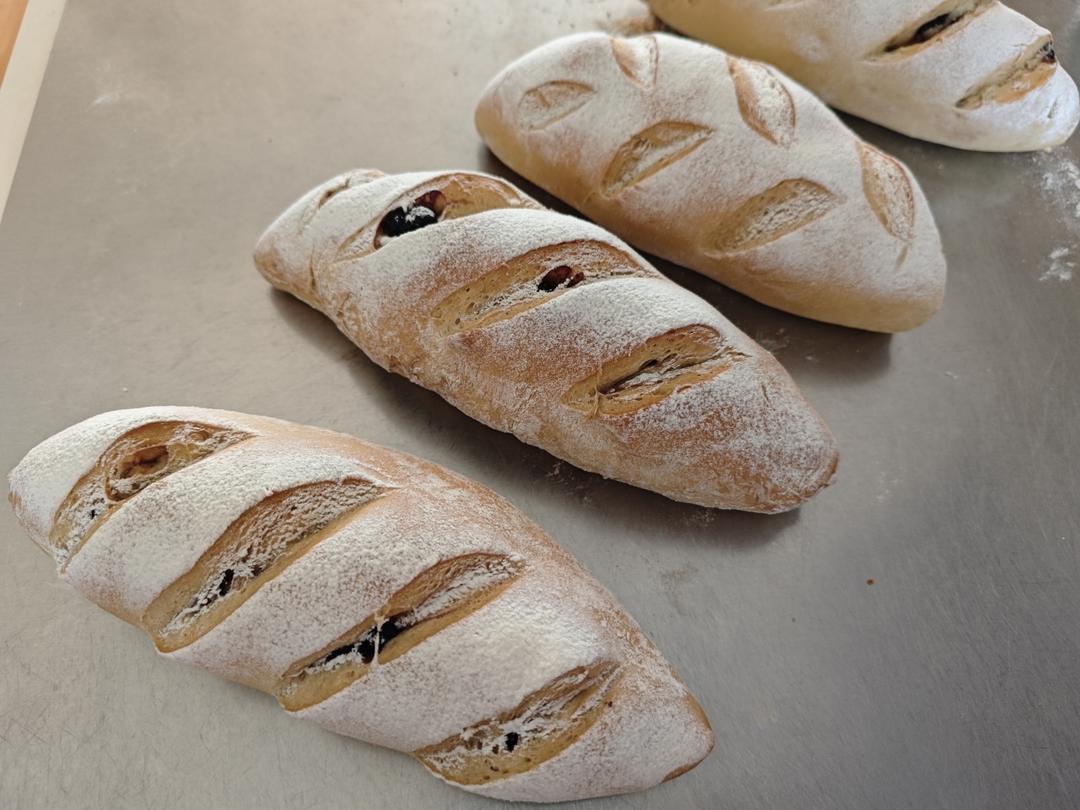 春天必备面包/咖啡全麦核桃软欧包/低糖低油💪