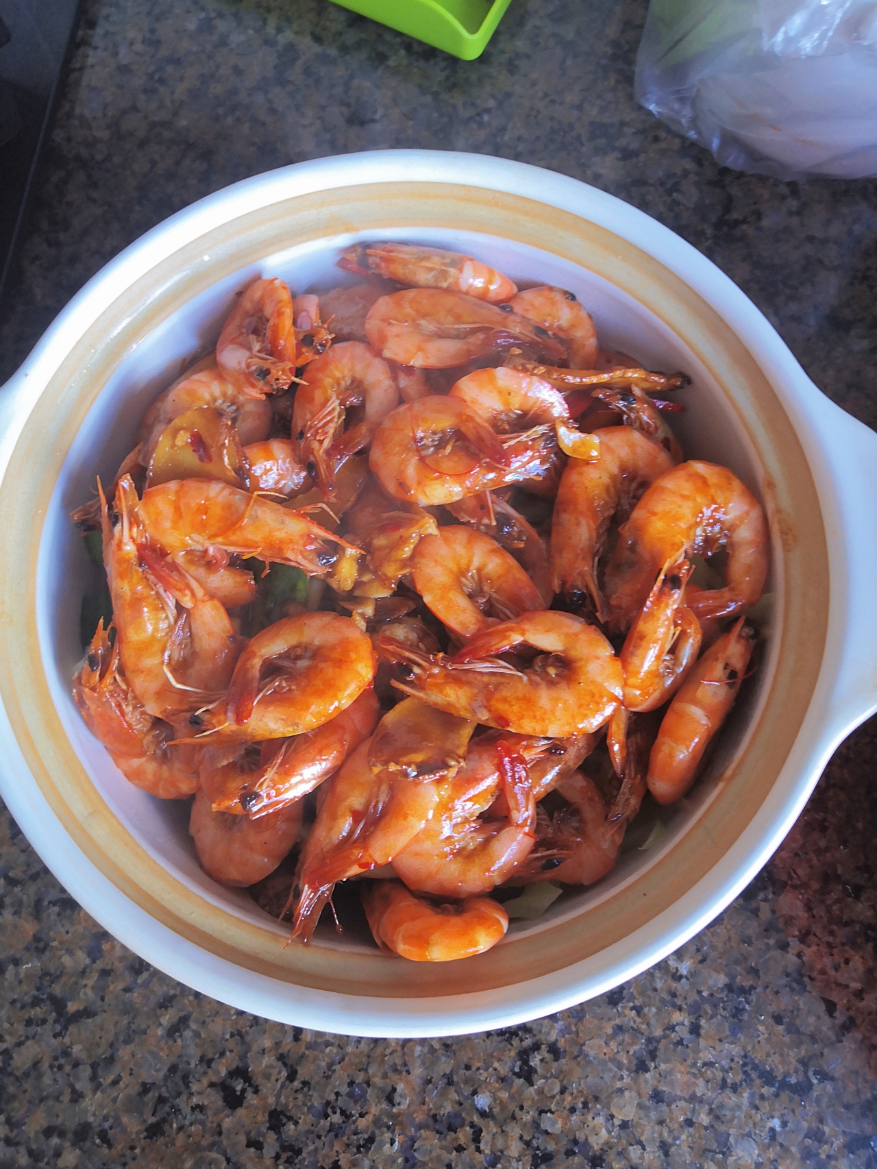 韩式火锅虾的做法