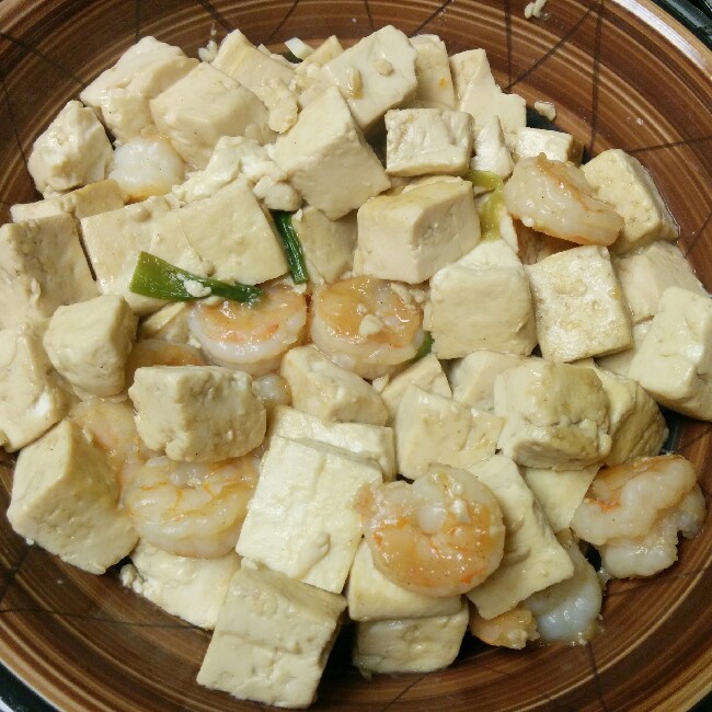 虾仁豆腐