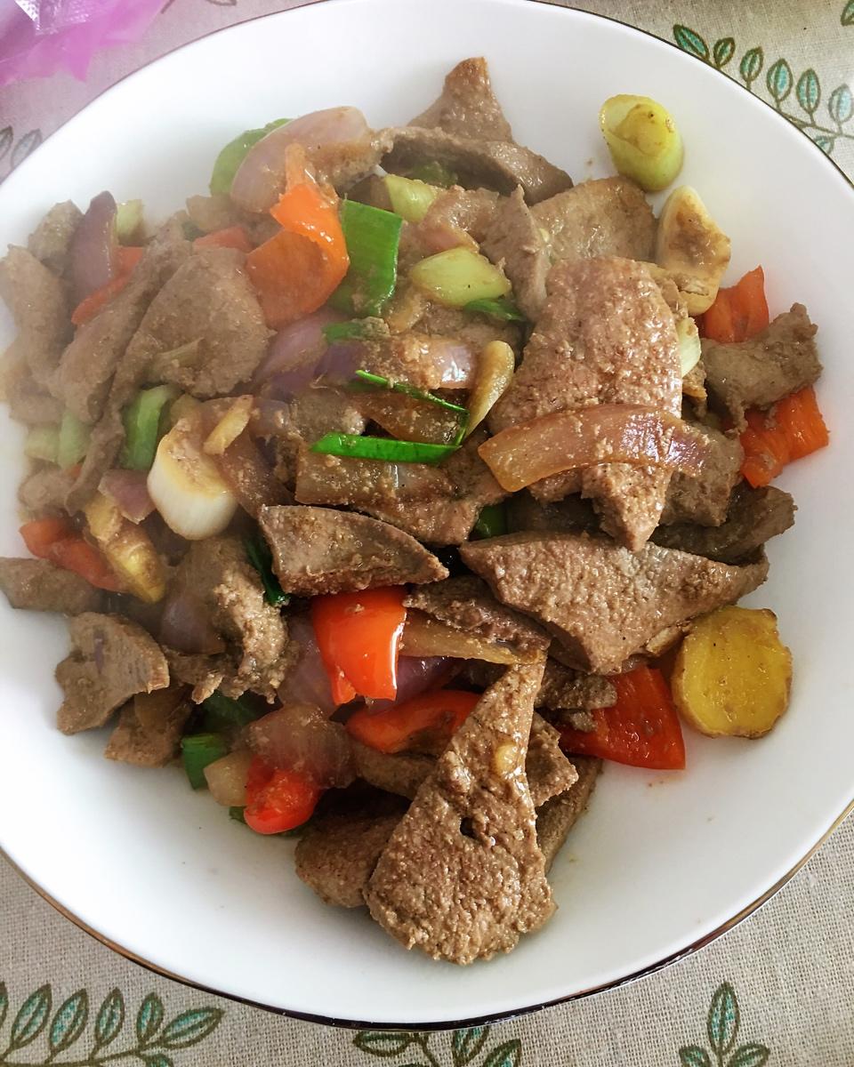 嫩炒猪肝