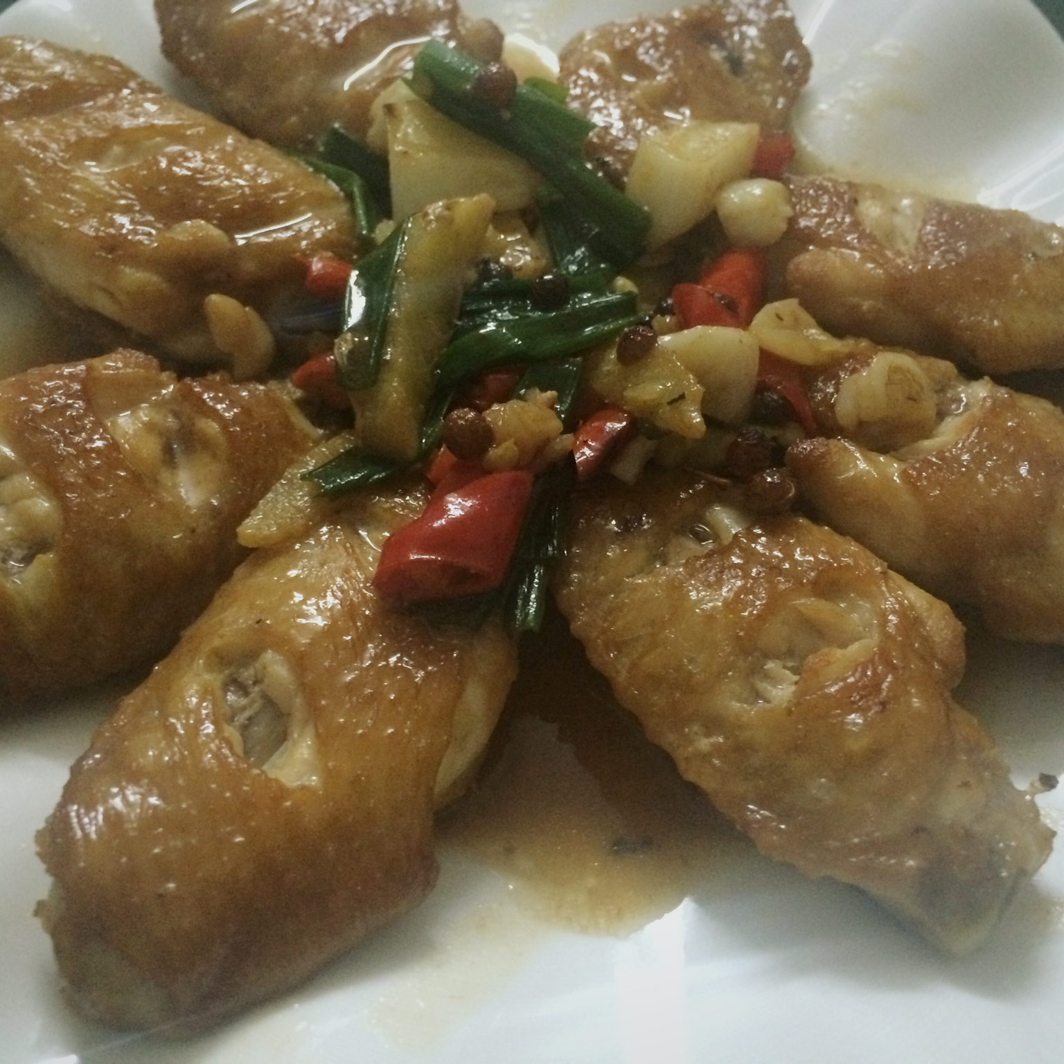 香煎中鸡翅