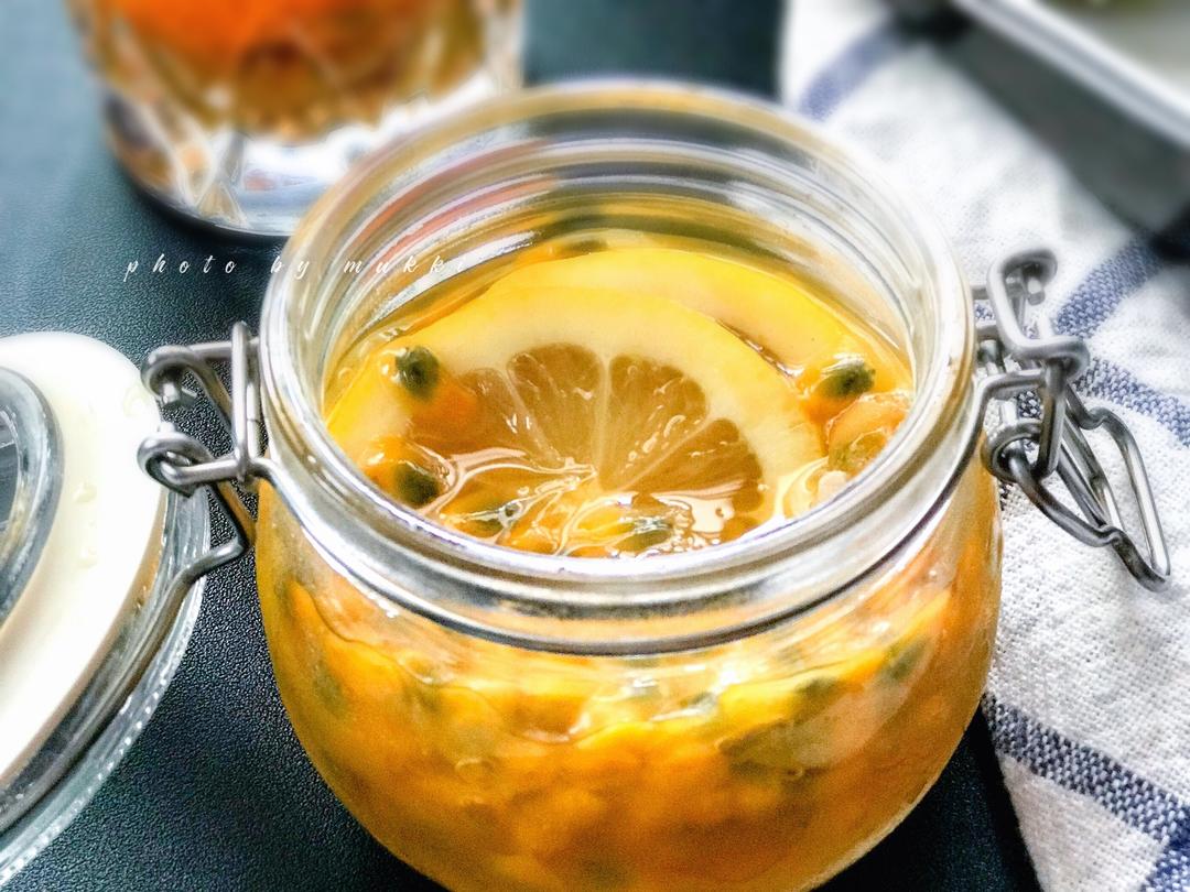 柠檬百香果蜜的做法