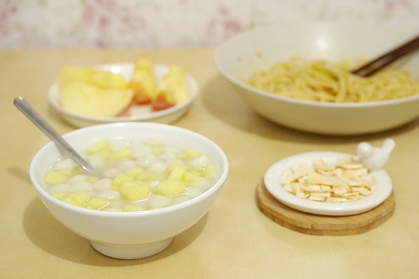ran做的苹果小汤圆