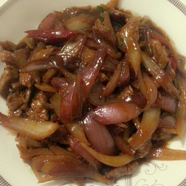 洋葱牛肉丝