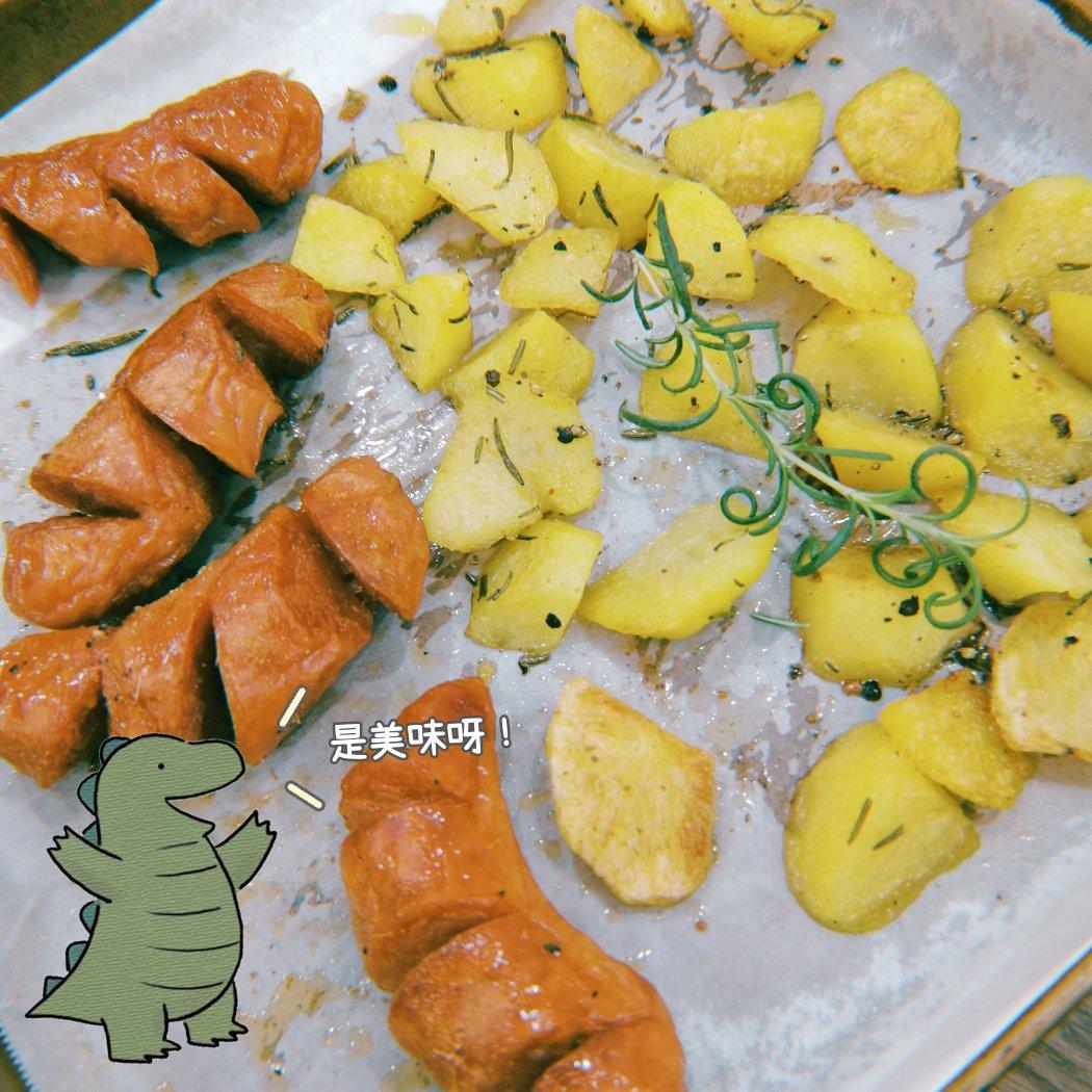 迷迭香岩盐烤土豆