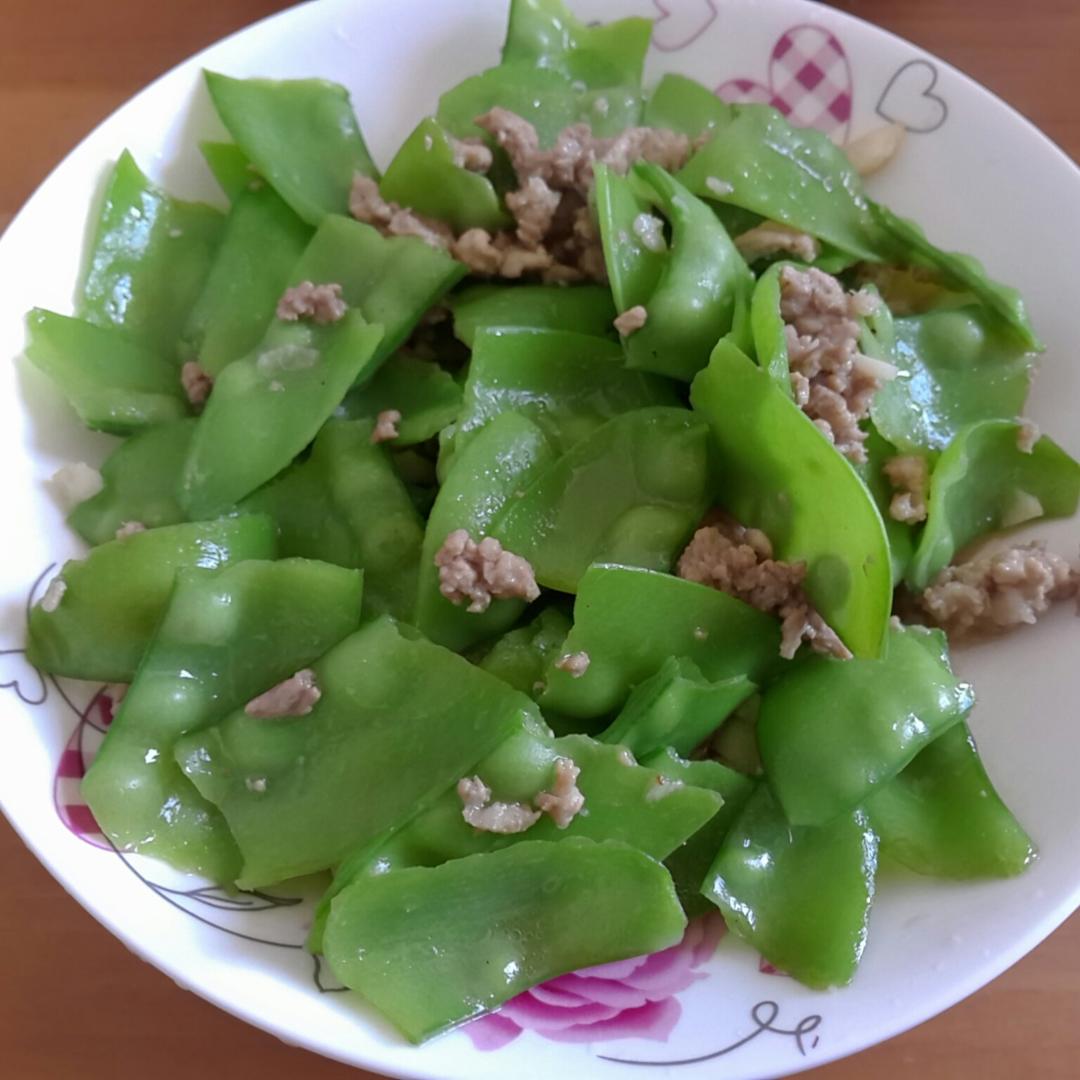 荷兰豆炒肉