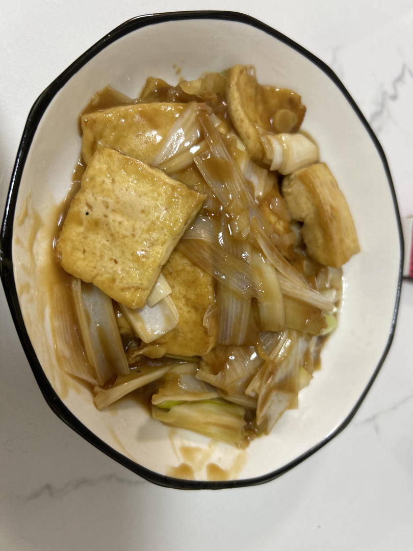 大葱烧豆腐