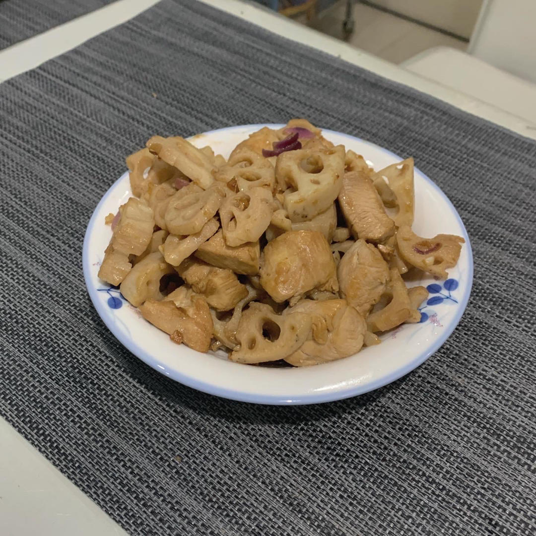 糖醋莲藕鸡胸肉