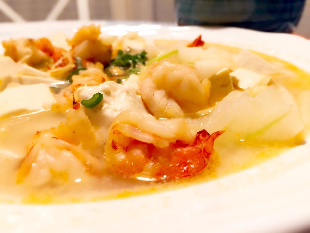 虾仁豆腐