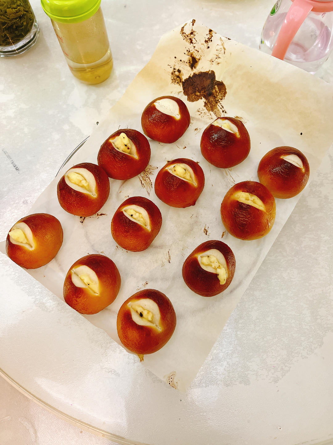 德式碱水面包｜爆浆芝士牛肉丸｜超快手｜0糖低卡｜免冷冻｜免发酵｜免手套膜