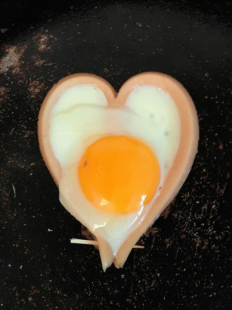爱心煎蛋