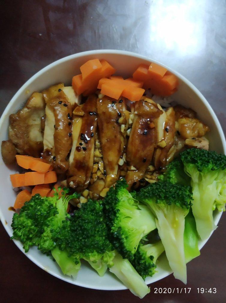 照烧鸡腿饭
