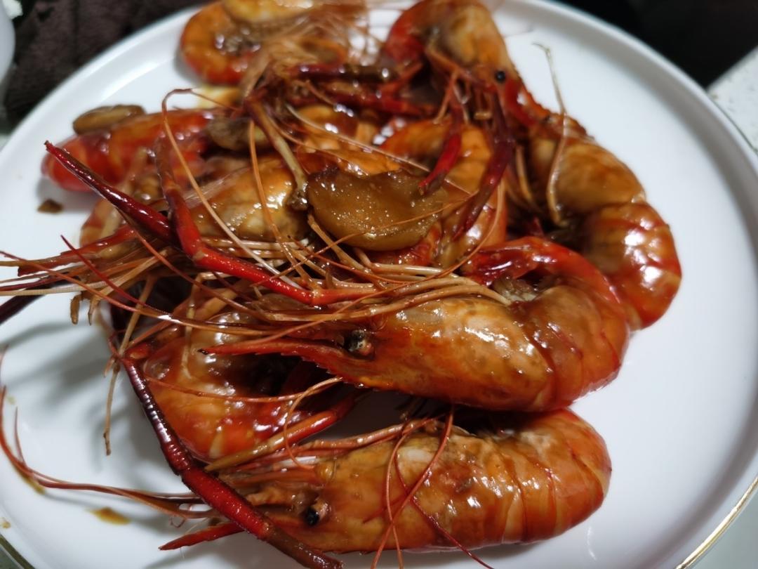 家庭版油焖大虾