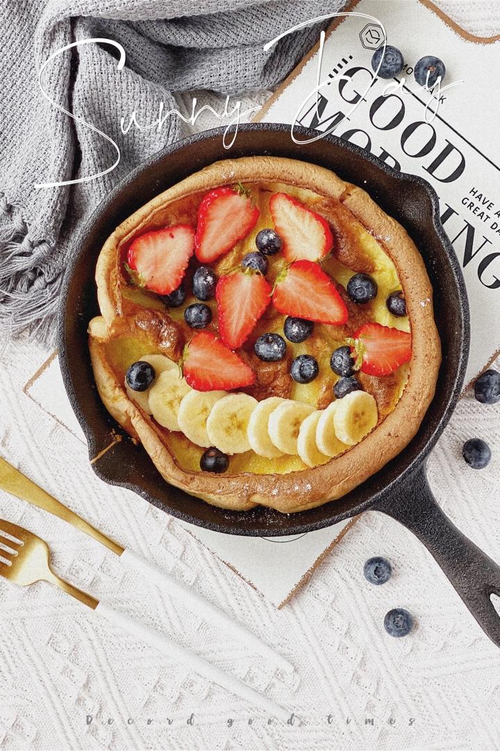 ㊙️零失败的快手早餐‼️荷兰松饼‼️甜咸口由你