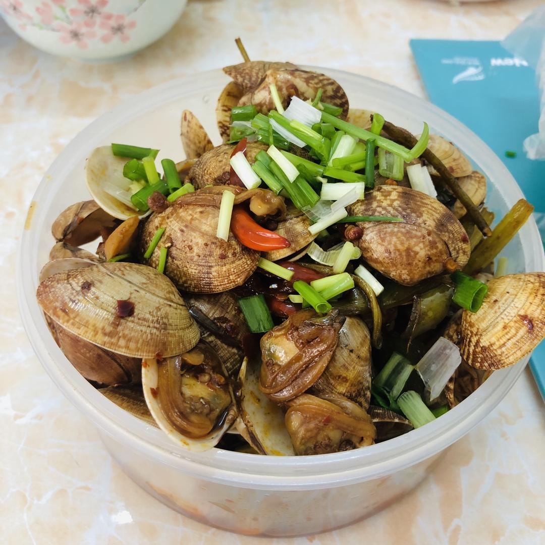 爆炒花甲（孕妇可吃）