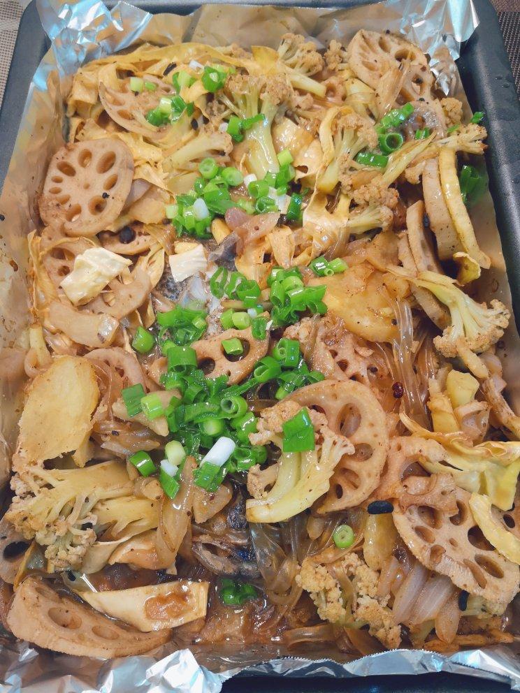 烤箱版青椒豆豉烤鱼