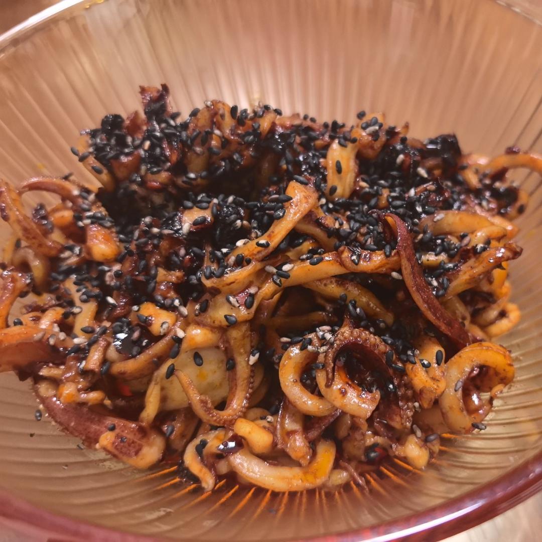 特别好吃的下饭下酒菜～老干妈炒鱿鱼干