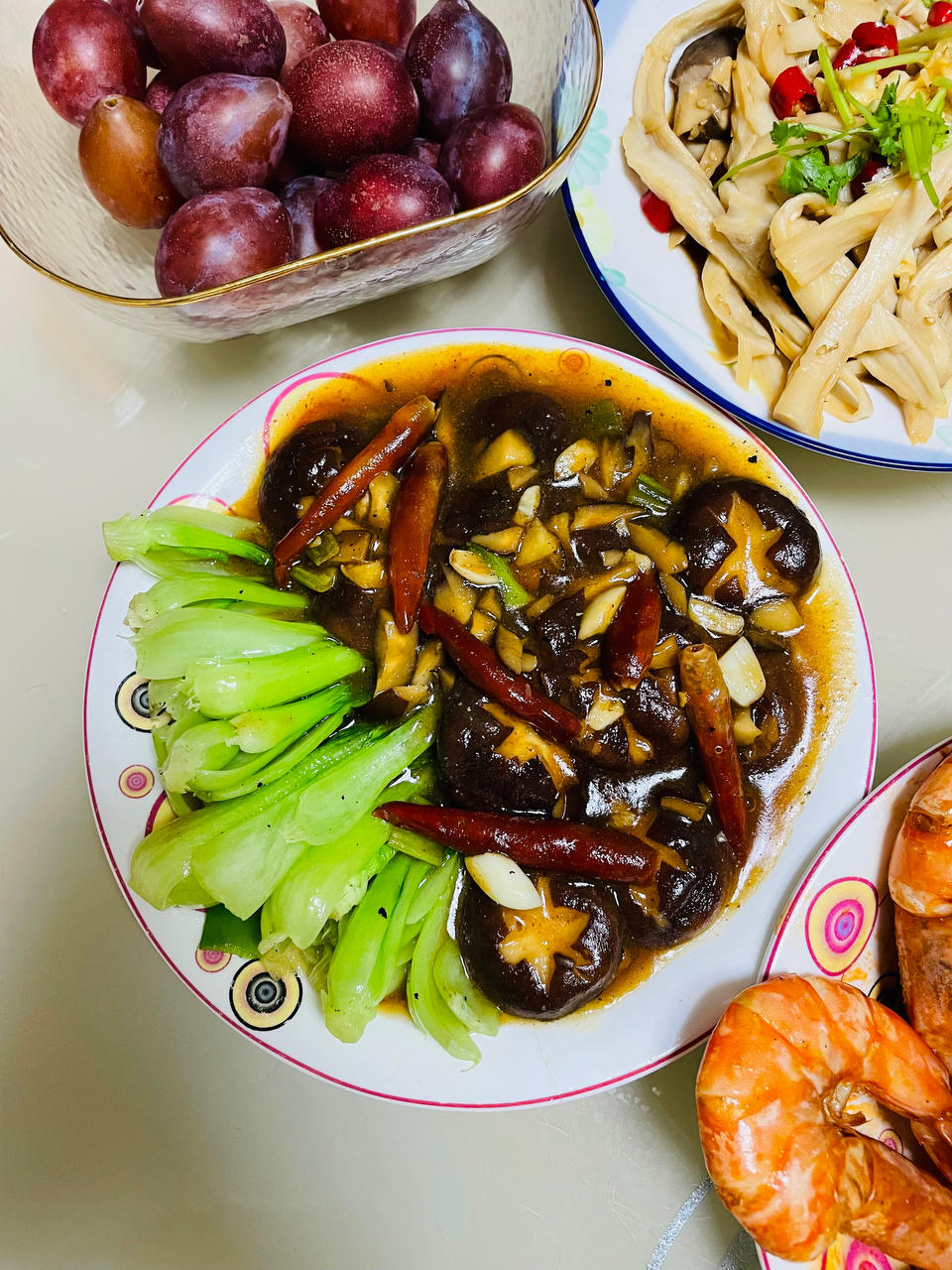 蚝油香菇小油菜