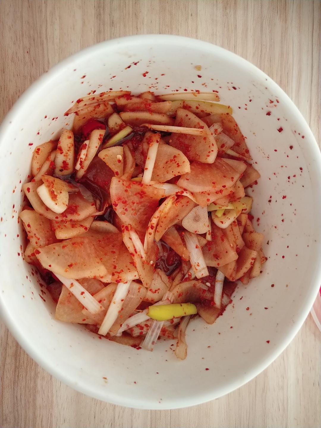 萝卜泡菜速成