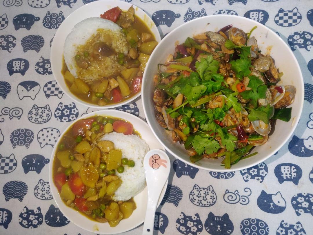 香辣蒜蓉爆炒花甲