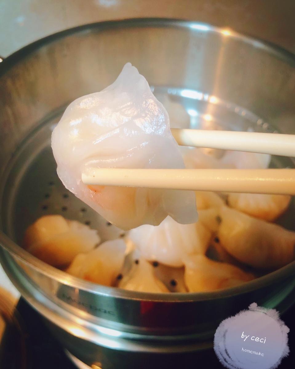 弯梳虾饺