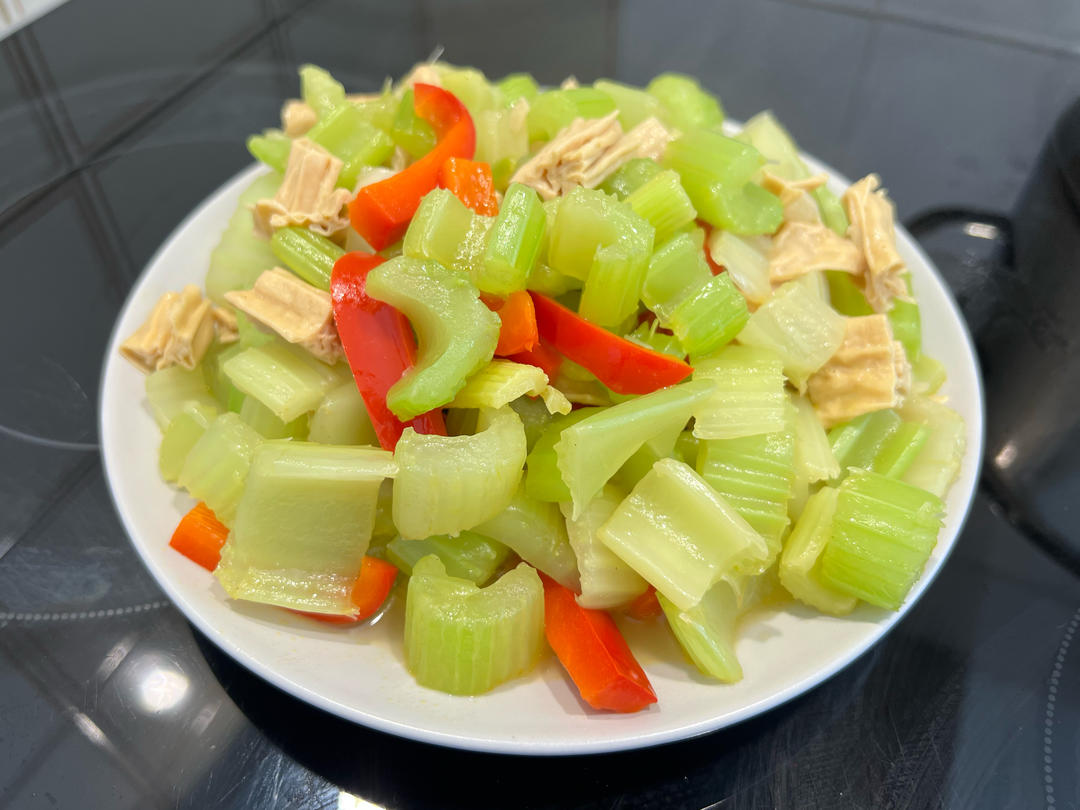 西芹腐竹（炒）