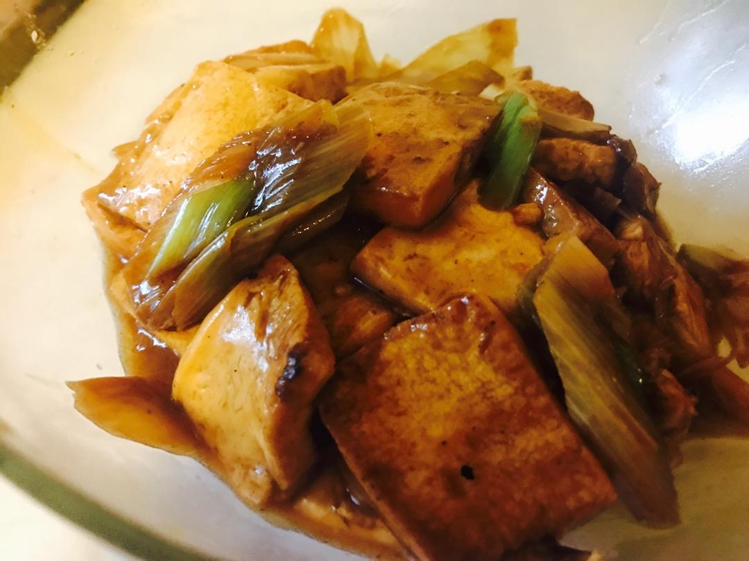 大葱烧豆腐
