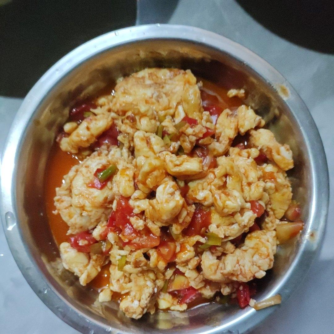 番茄炒鸡蛋（甜口）