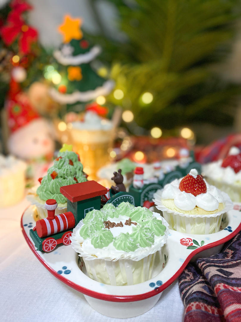 🌲圣诞主题五款纸杯小蛋糕🎅