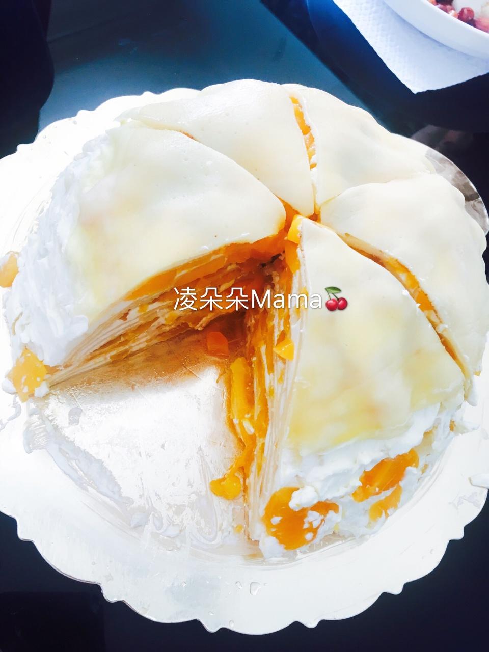 六寸芒果千层蛋糕