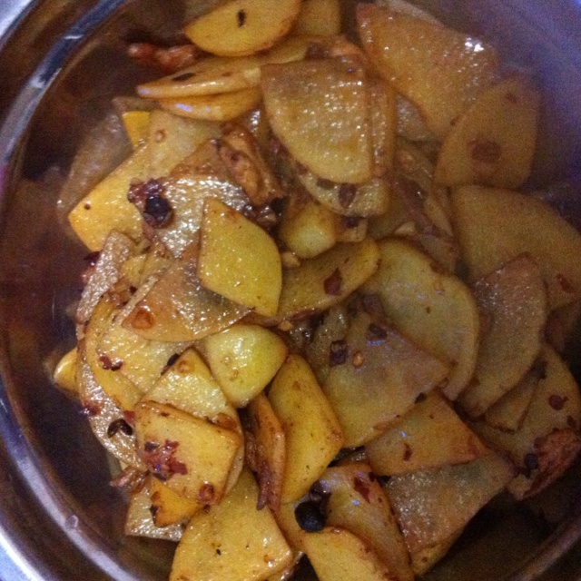 孜然烧烤土豆之无烤箱版