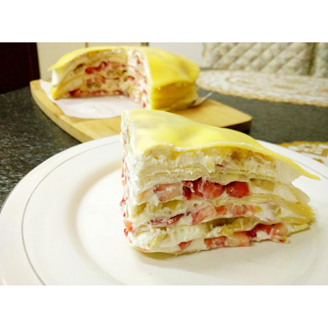 草莓千层蛋糕
