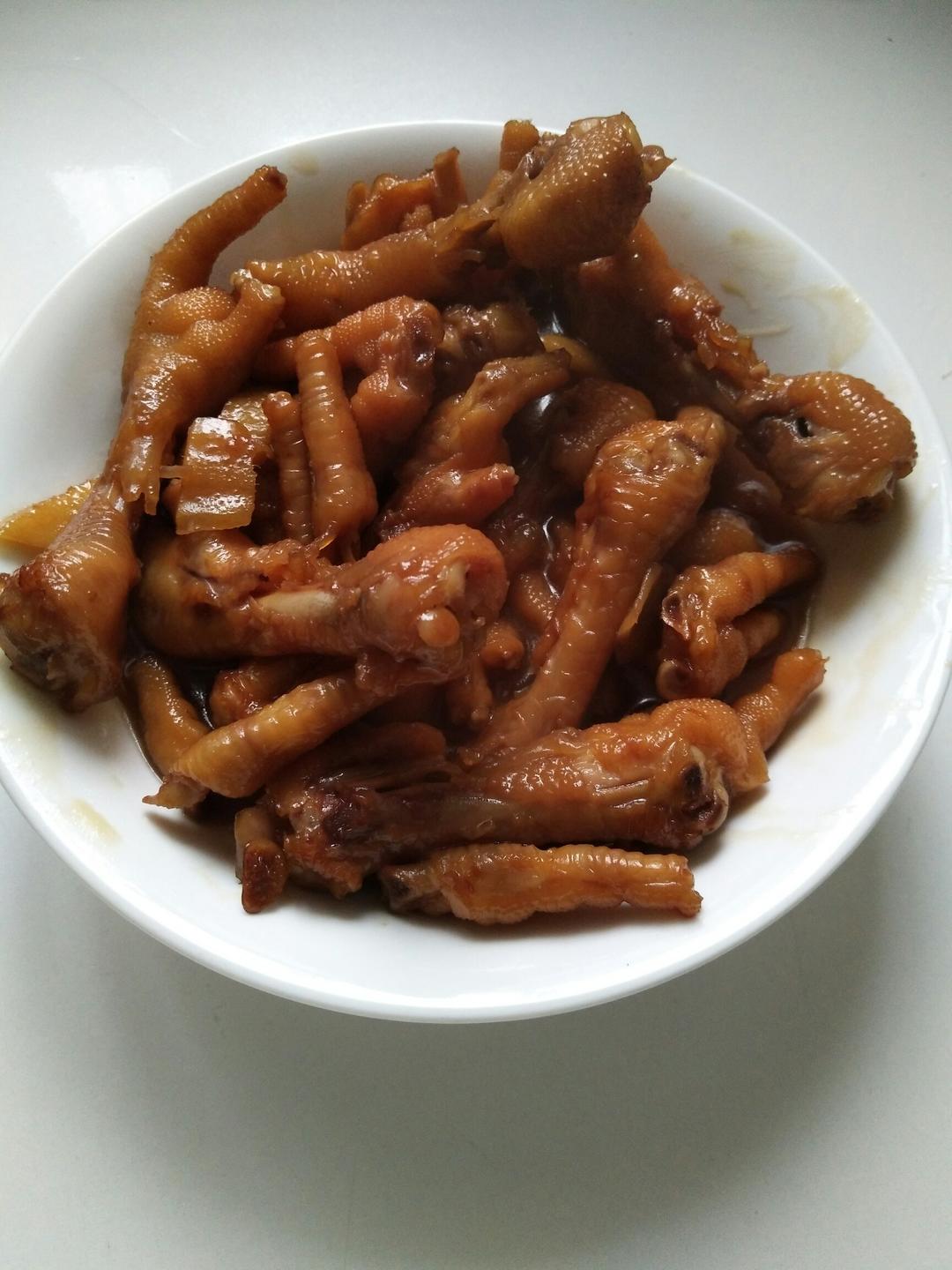 香辣烧鸡爪