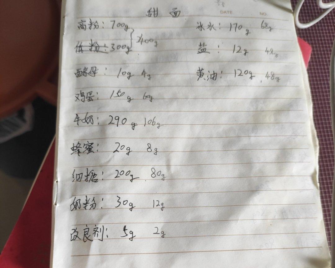 纯奶手撕吐司的做法 步骤1