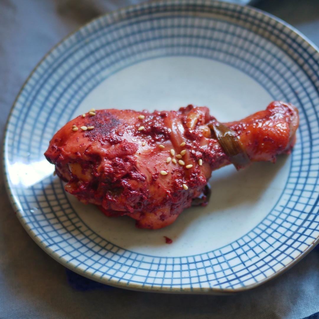 酒糟鸡腿