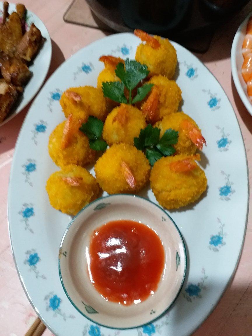 黄金虾球【外酥里嫩】