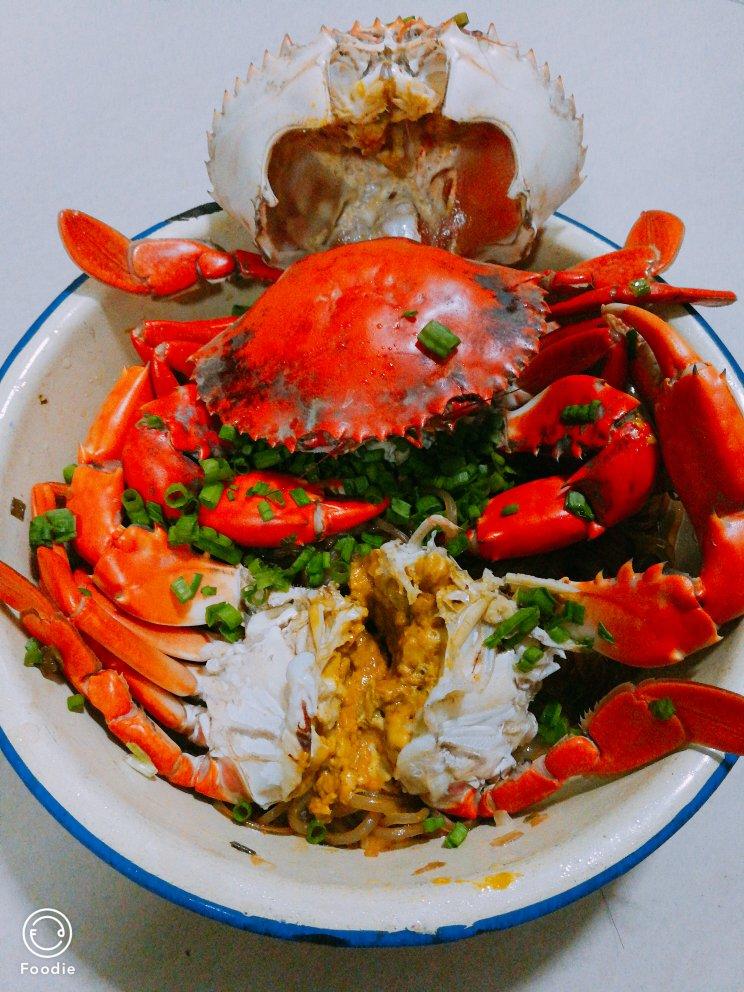蒜蓉粉丝蒸蟹