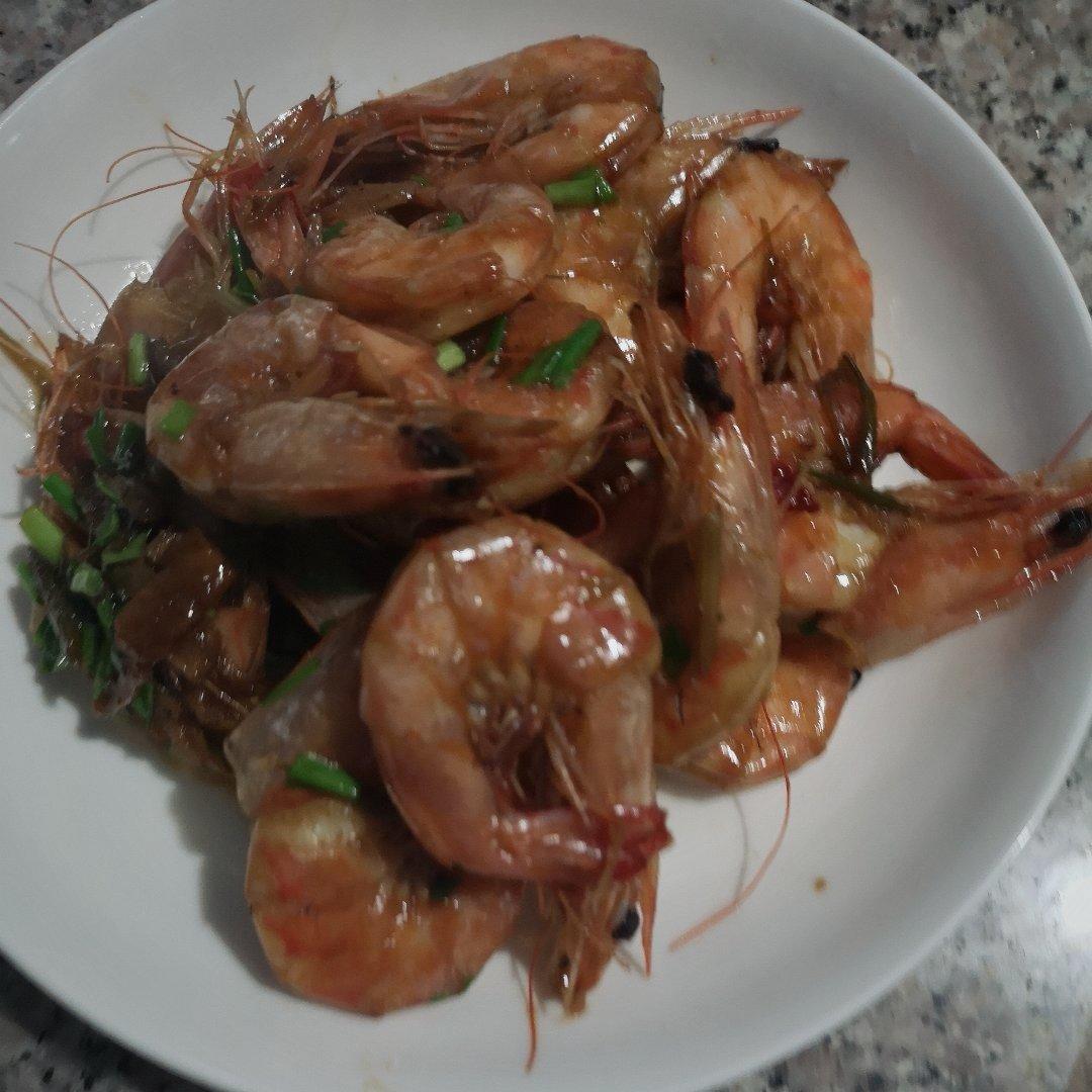红烧基围虾