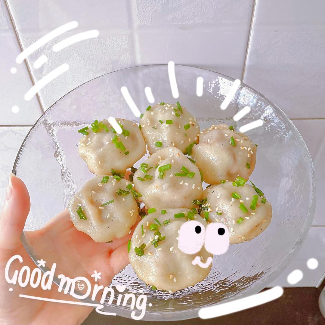 小时候的生煎包