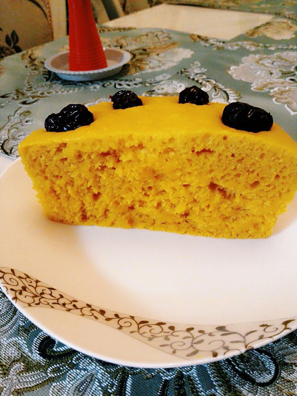 南瓜发糕 Steamed Pumpkin Cake